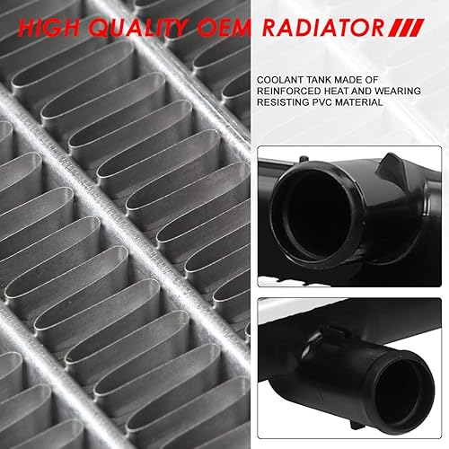 Vista 19 de Auto Dynasty Radiador compatible con 06-10 Mazda 5 2.3L AT, DPI 2894 Radiador de enfriamiento de 1 fila estilo fábrica, núcleo de aluminio