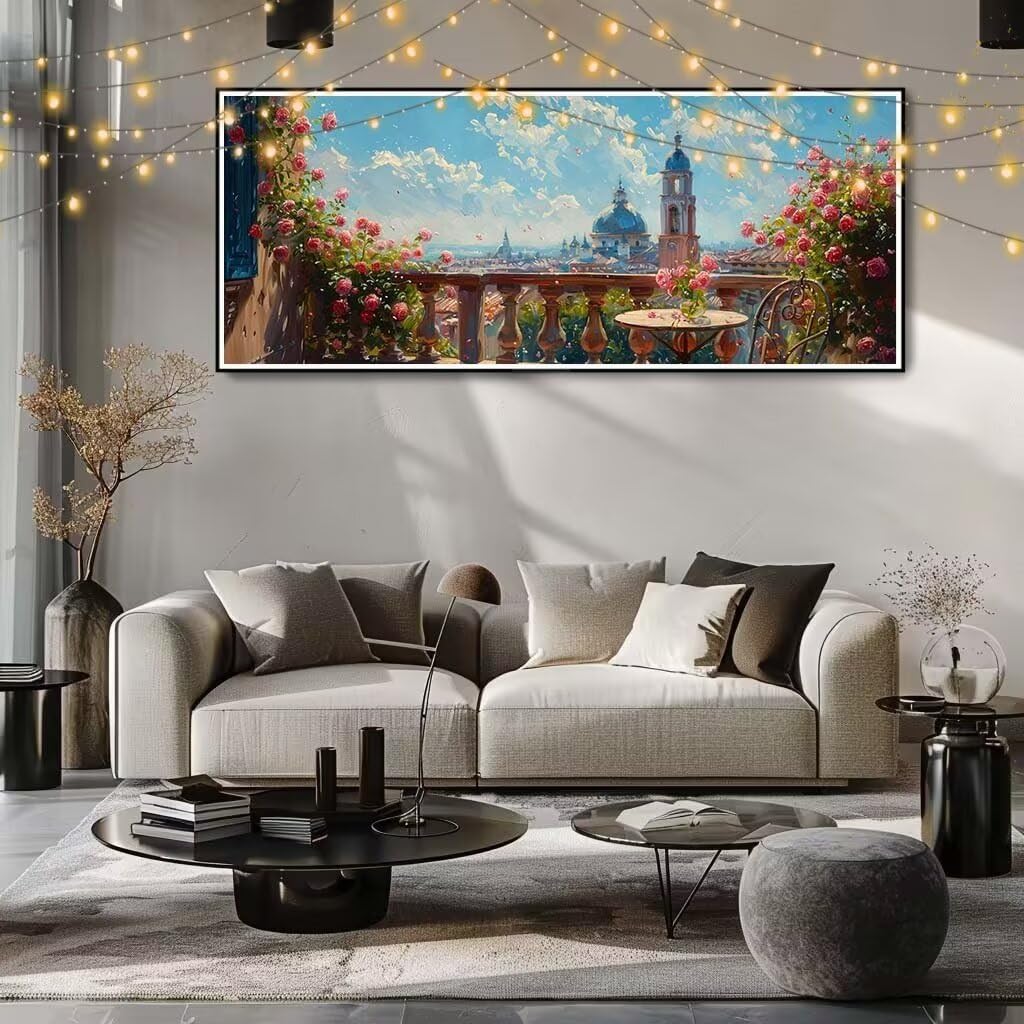 Malarstwo diamentowe 5D, dla dorosłych, Berlin, obraz diamentowy "zrób to sam", obraz dla dzieci, 60 x 120 cm, zestaw do malowania diamentami, dekoracja ścienna 8E-4043