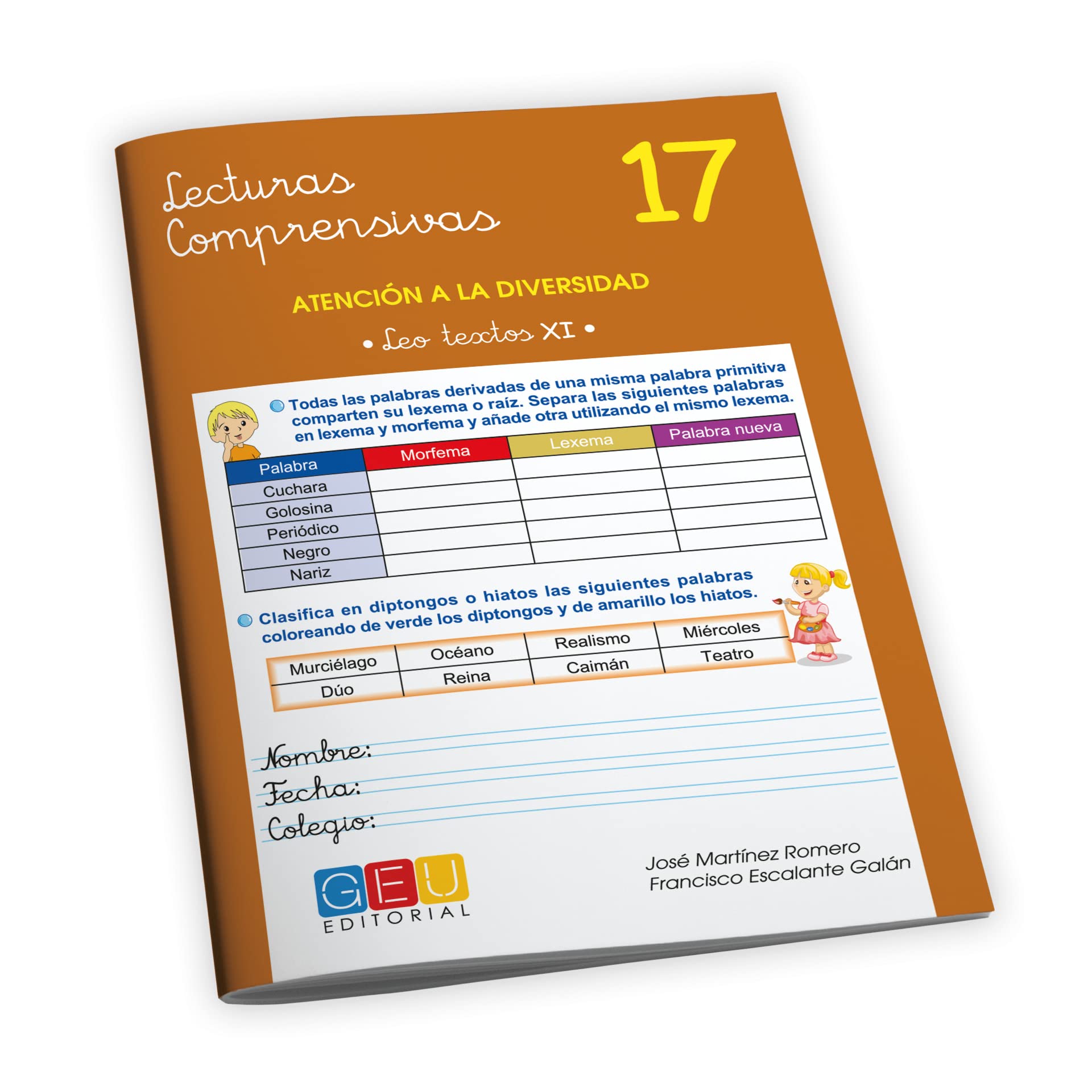 Comprension Lectora 5 Primaria | Lectura Comprensiva 5 Primaria | Mejorar la Comprensión Lectora - Editorial GEU | Lecturas Comprensivas 17 - Textos 11 | Pauta una raya