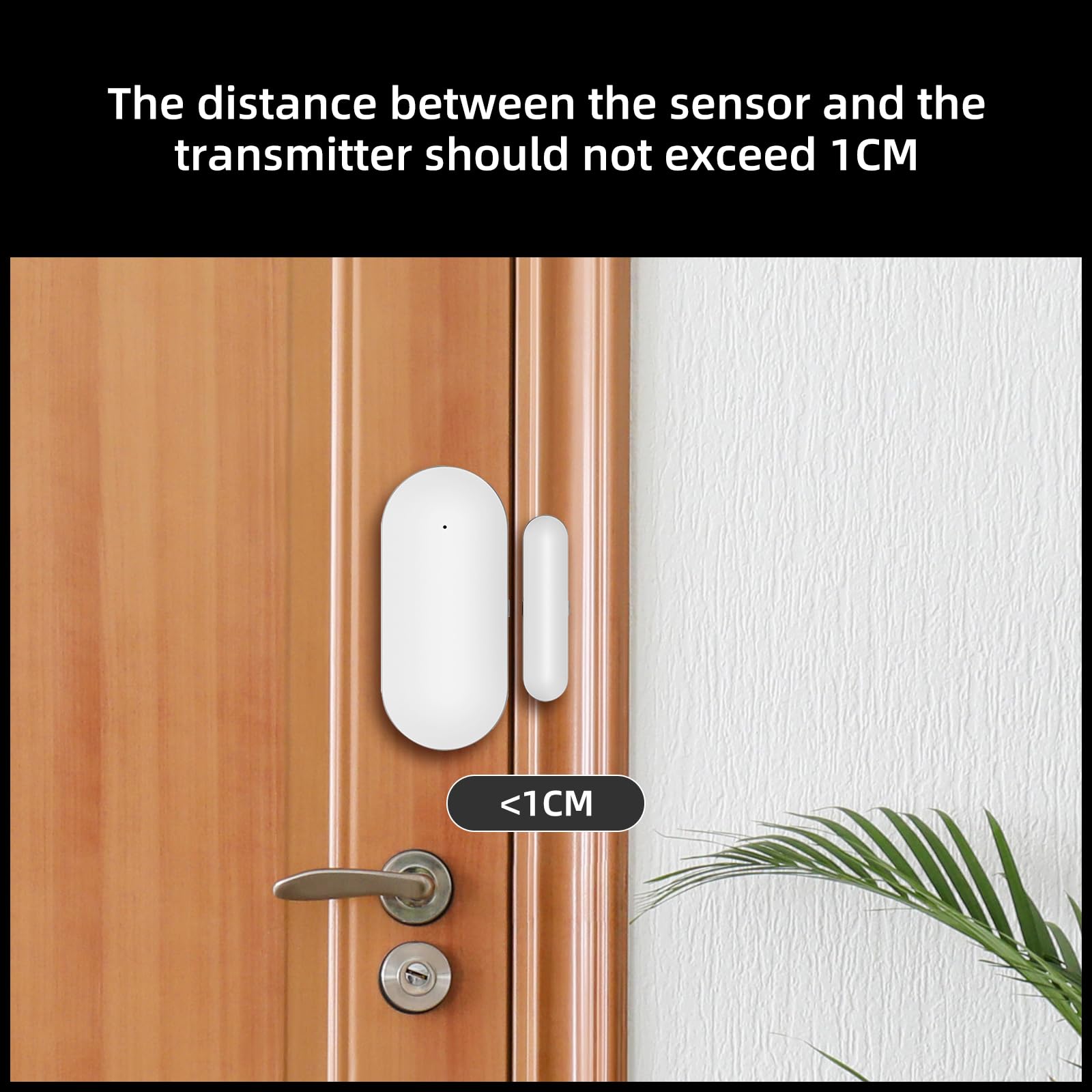 PGST Sensore Porta/Finestra Wireless B68R-1 - Kit DIY per Allarme Casa, Installazione Senza Fili, Compatibile Host PGST (LA-LO-PI-PU-TO)​
