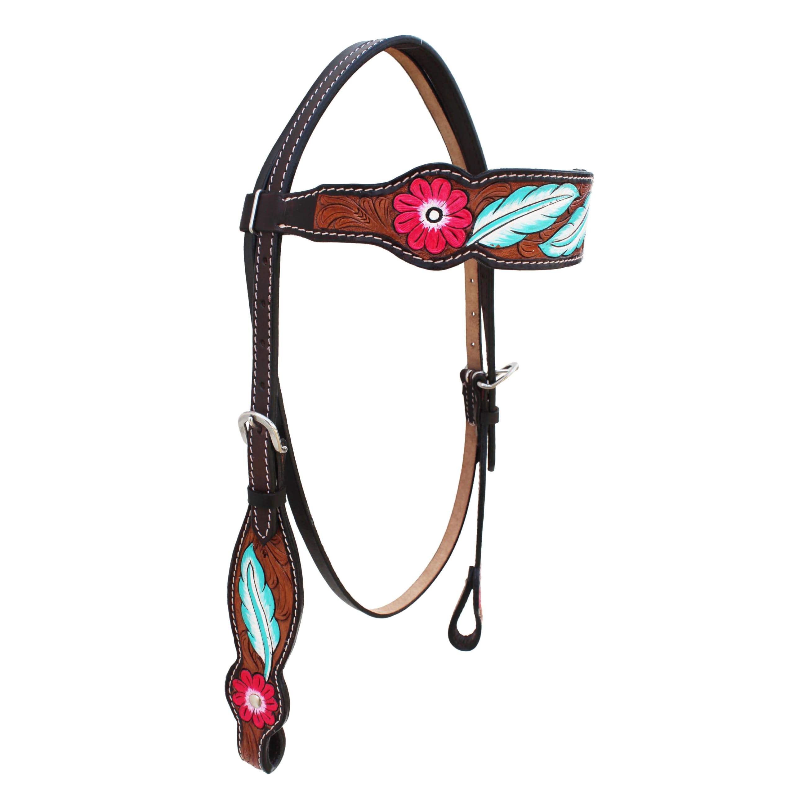 Juego de tachuelas de cuero genuino para sillín de caballo occidental ST-033 (completo)