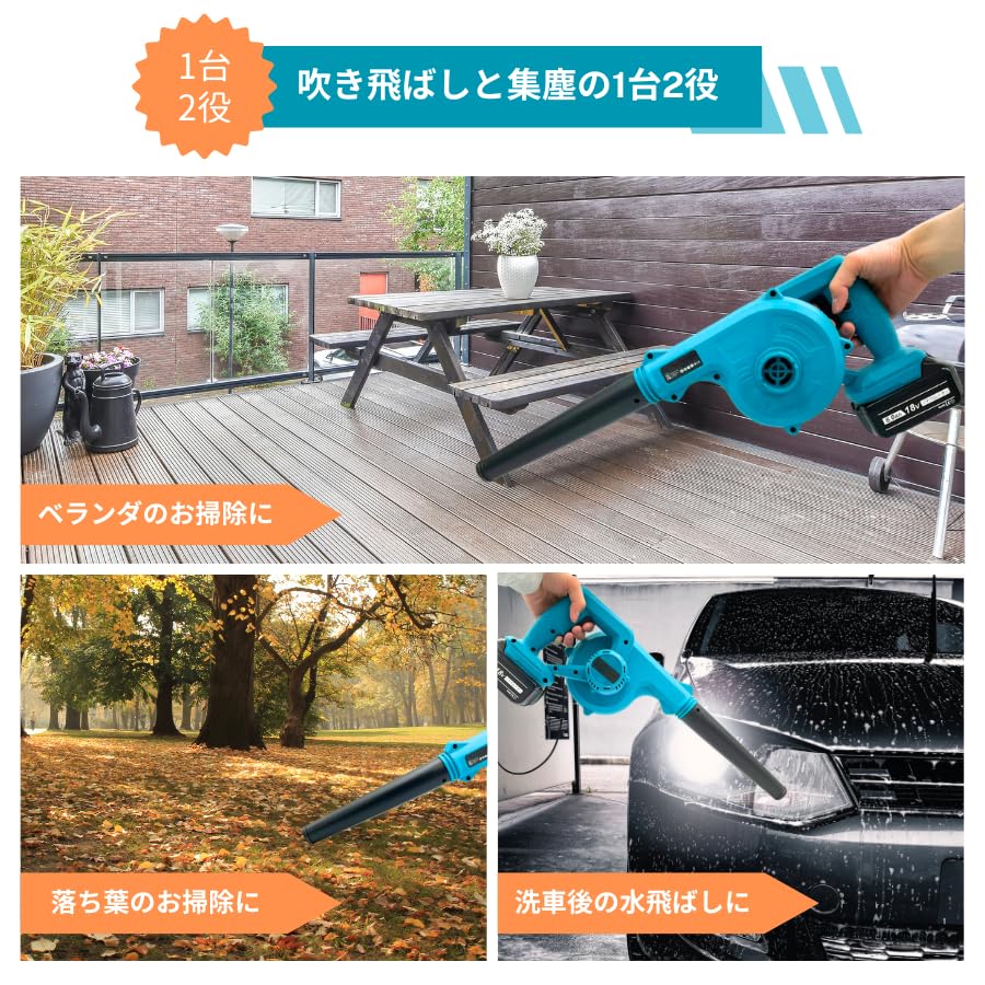 Amazon.co.jp: マキタ Makita 対応 コードレス ブロワ 充電式 ブロワー
