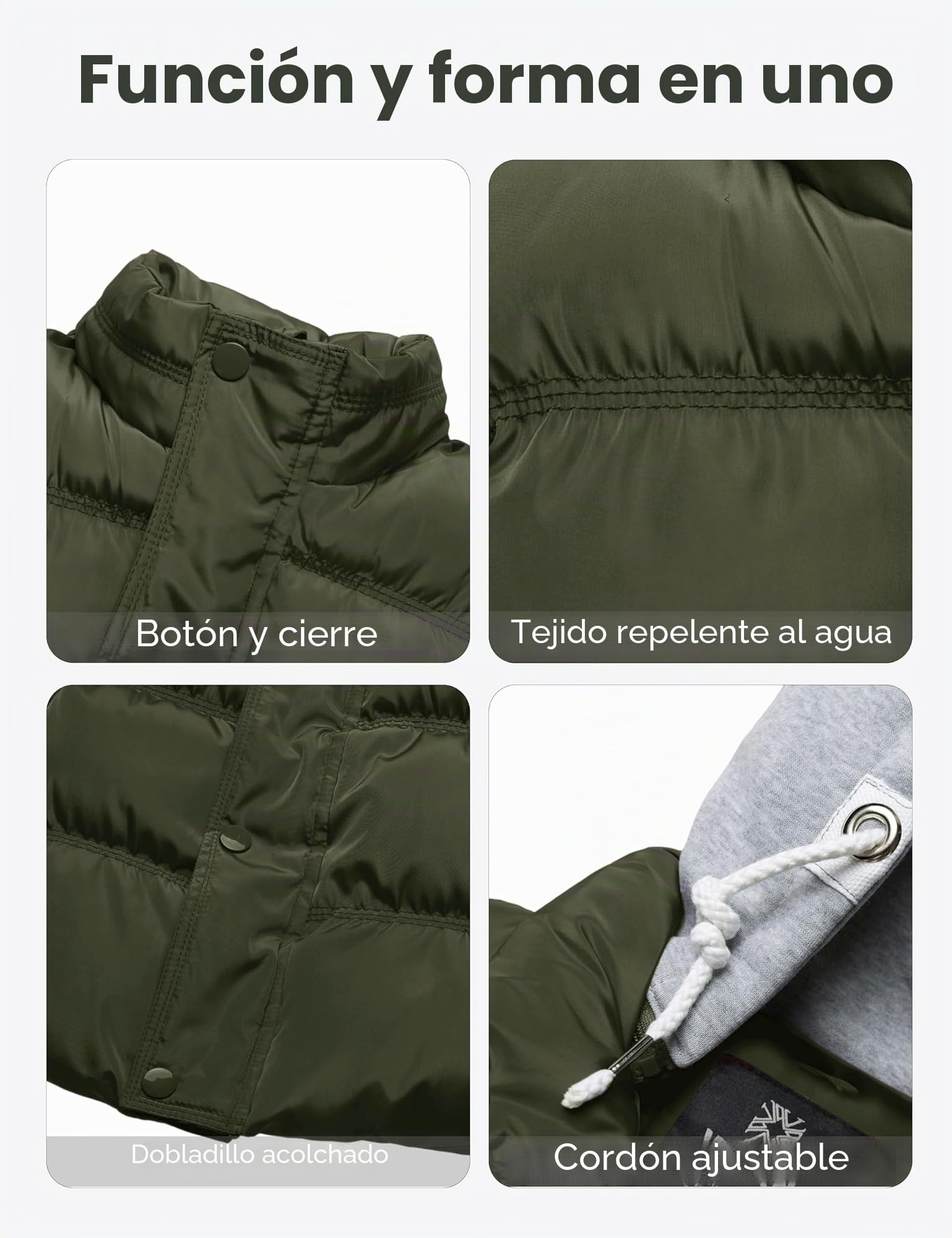 Wantdo Chaleco Acolchado para Hombre Chaleco Cálido de Invierno Chaqueta sin Mangas al Aire Libre Hombres