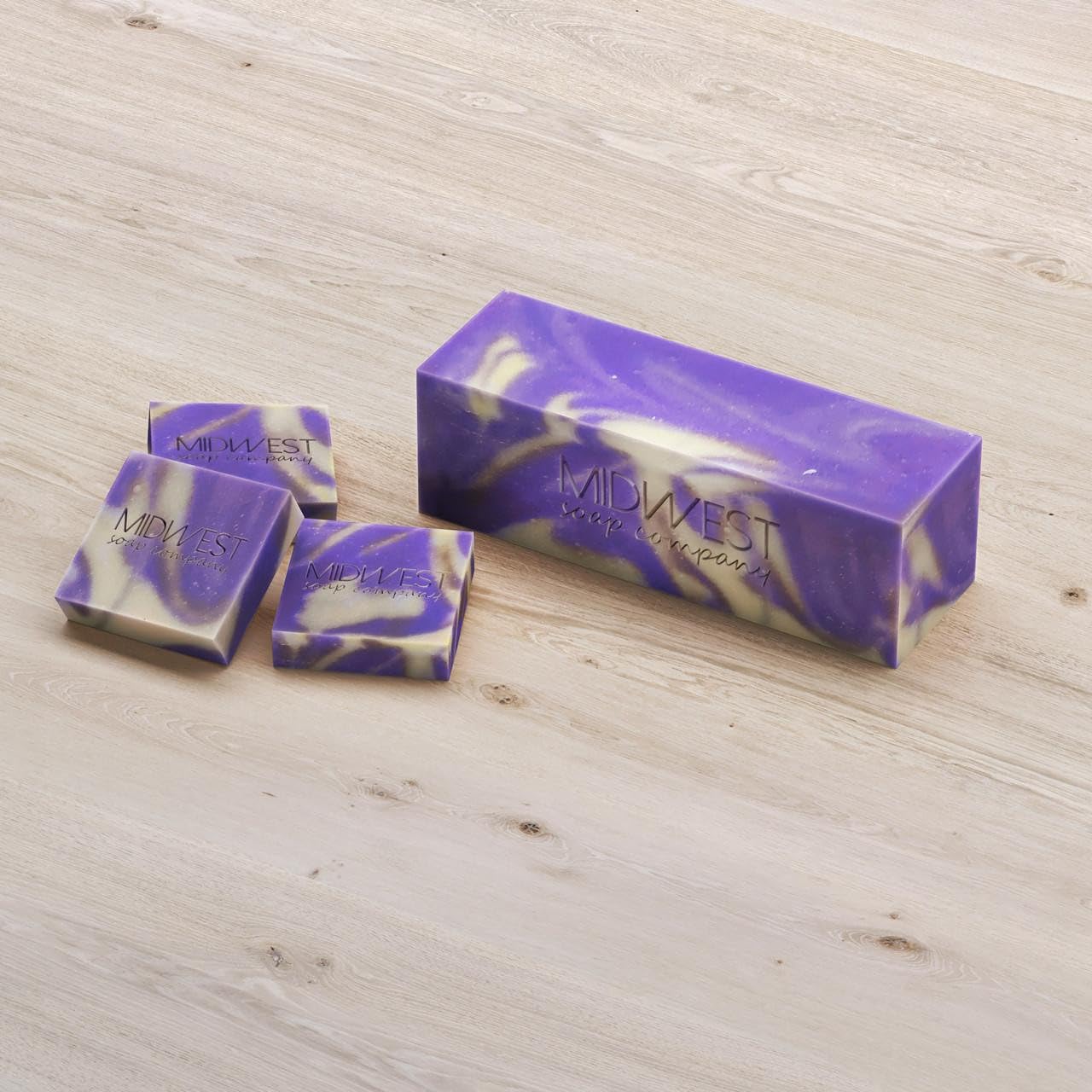 Lavender Supreme Artisan Soap Loaf with Cut -3 Pounds