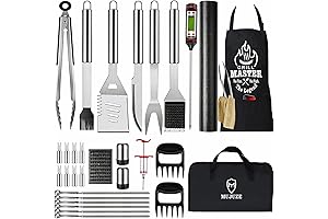 MUJUZE 31-Piece Premium Barbecue Gift Set