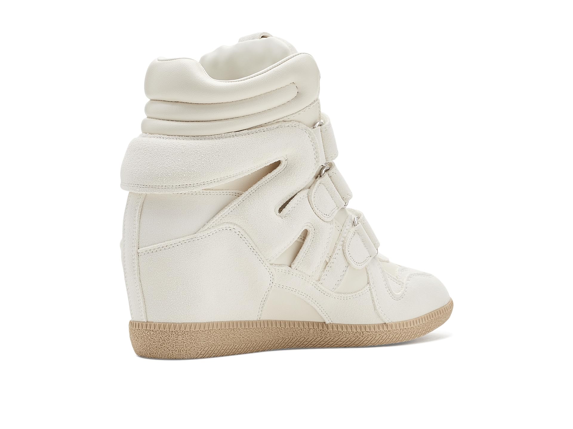 Steve Madden Damskie trampki Mavis, biały zamsz, 9