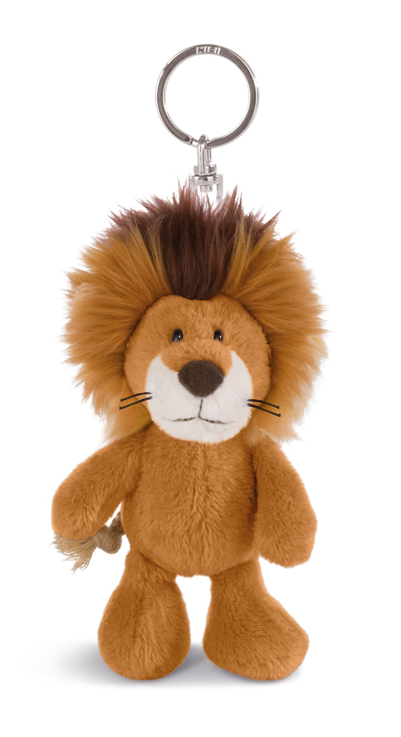 Nici 42900 Key Ring Lion Kitan 10 cm Brown