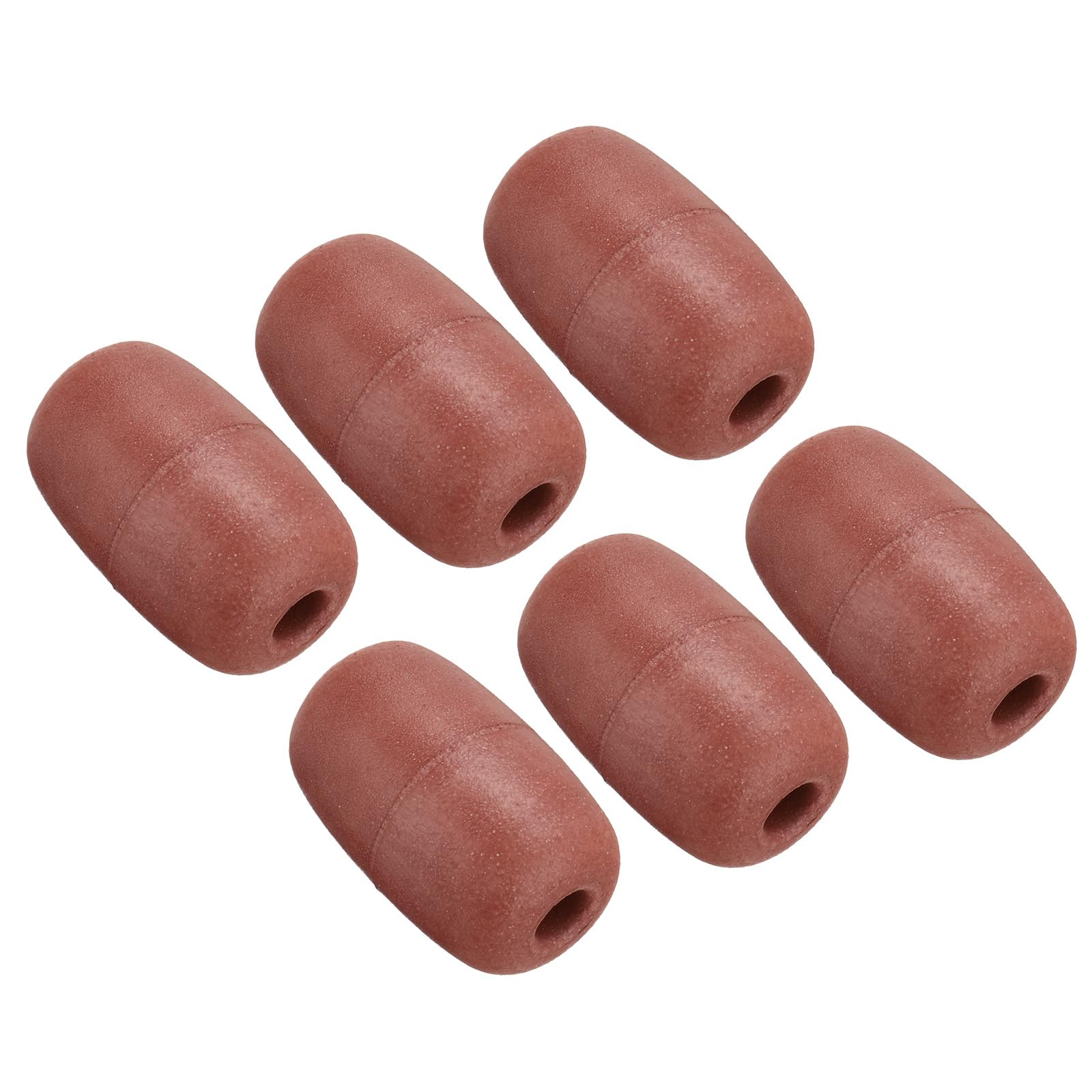 PATIKIL 4,33" x 2,76" Boe Galleggianti per Corda, 6pz 270g Galleggianti per Acque Profonde Boa Galleggiante in Corda per Segnalatori Sentieri Galleggianti Barche Kayak Piscina, Rosso
