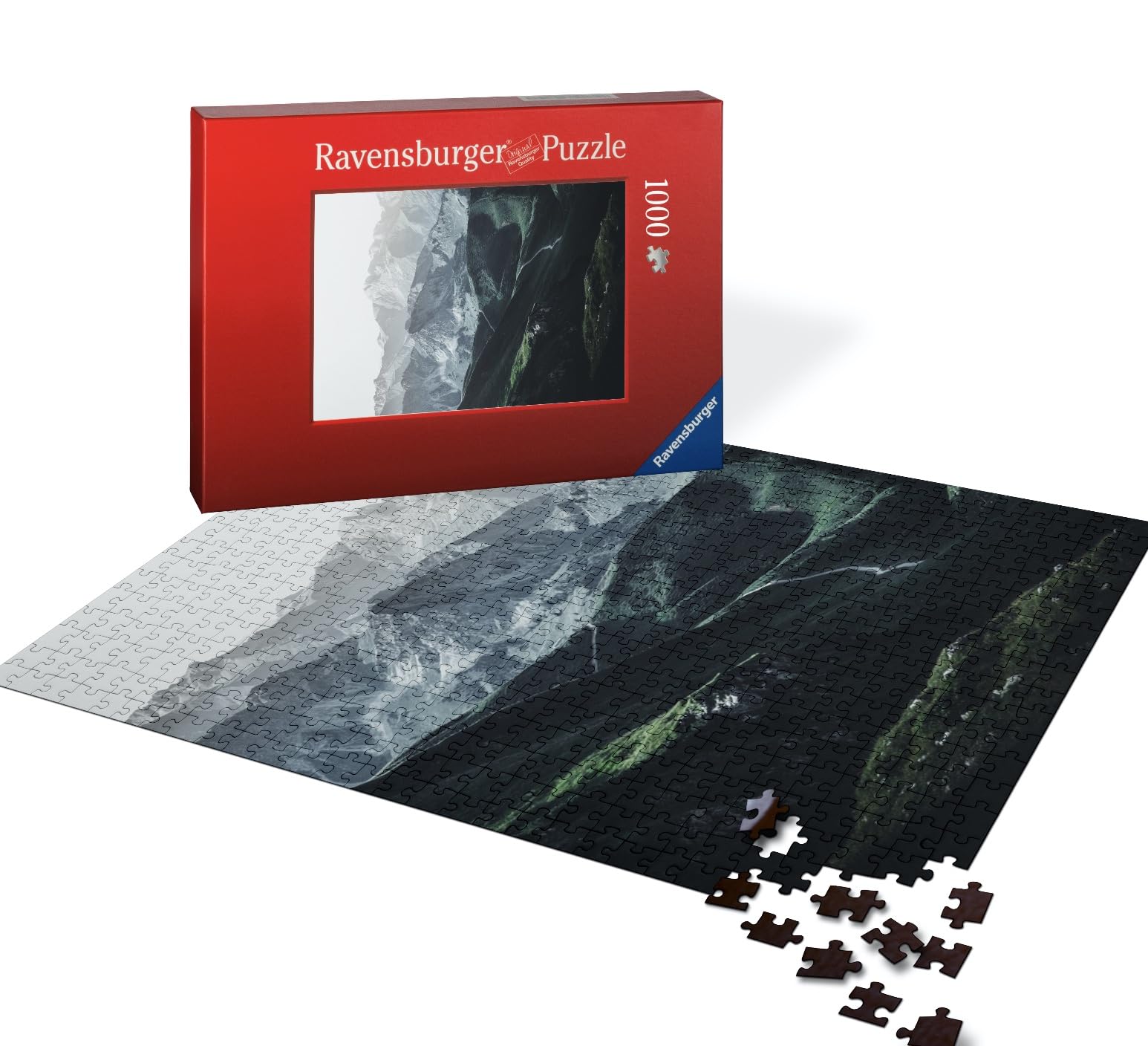 artboxONE-Puzzle XXL (1500 Teile) Abstrakt Aares - Puzzle Mann Fineline Gott