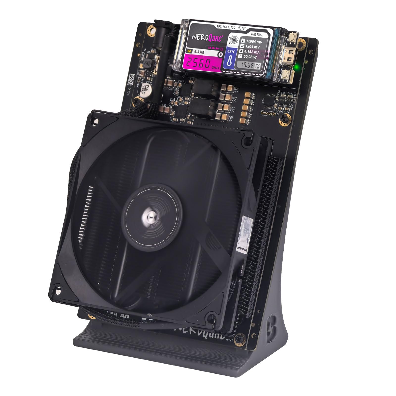 Crypto Mini Miner Bitcoins Miner 1TH/S Solo Miner LV07 SHA-256 Asic Chip  Low Maquina De Minar Bitcoin