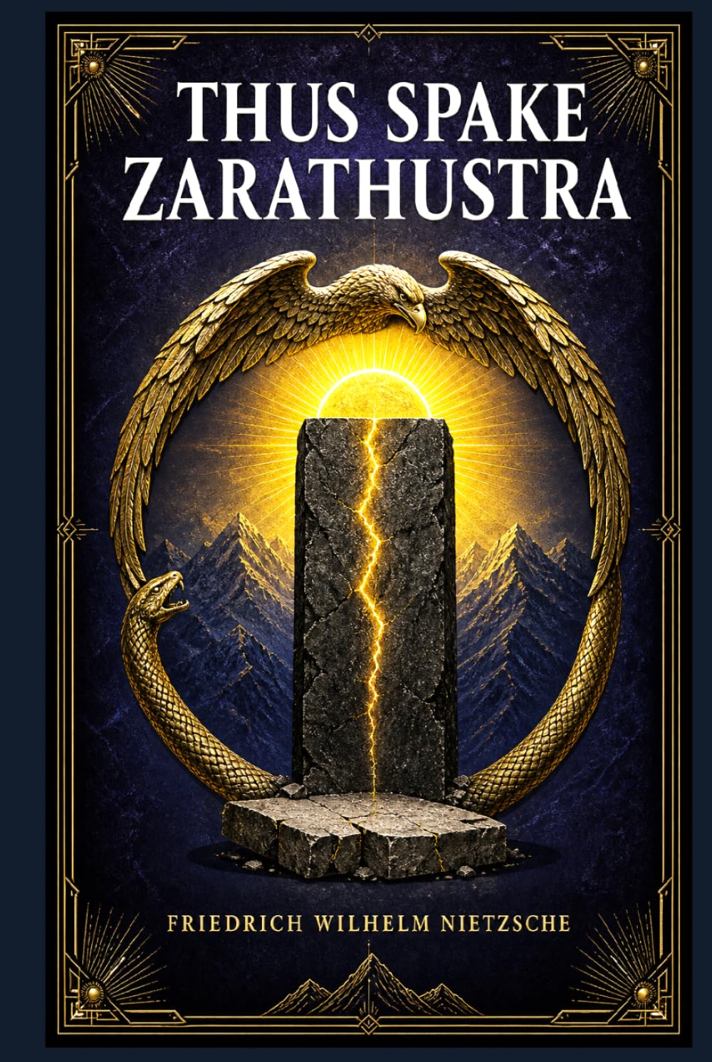 Thus Spake Zarathustra: Visionary discourses on self-overcoming, moral revaluation, eternal recurrence, human greatness, solitude, laughter, destiny, inner freedom