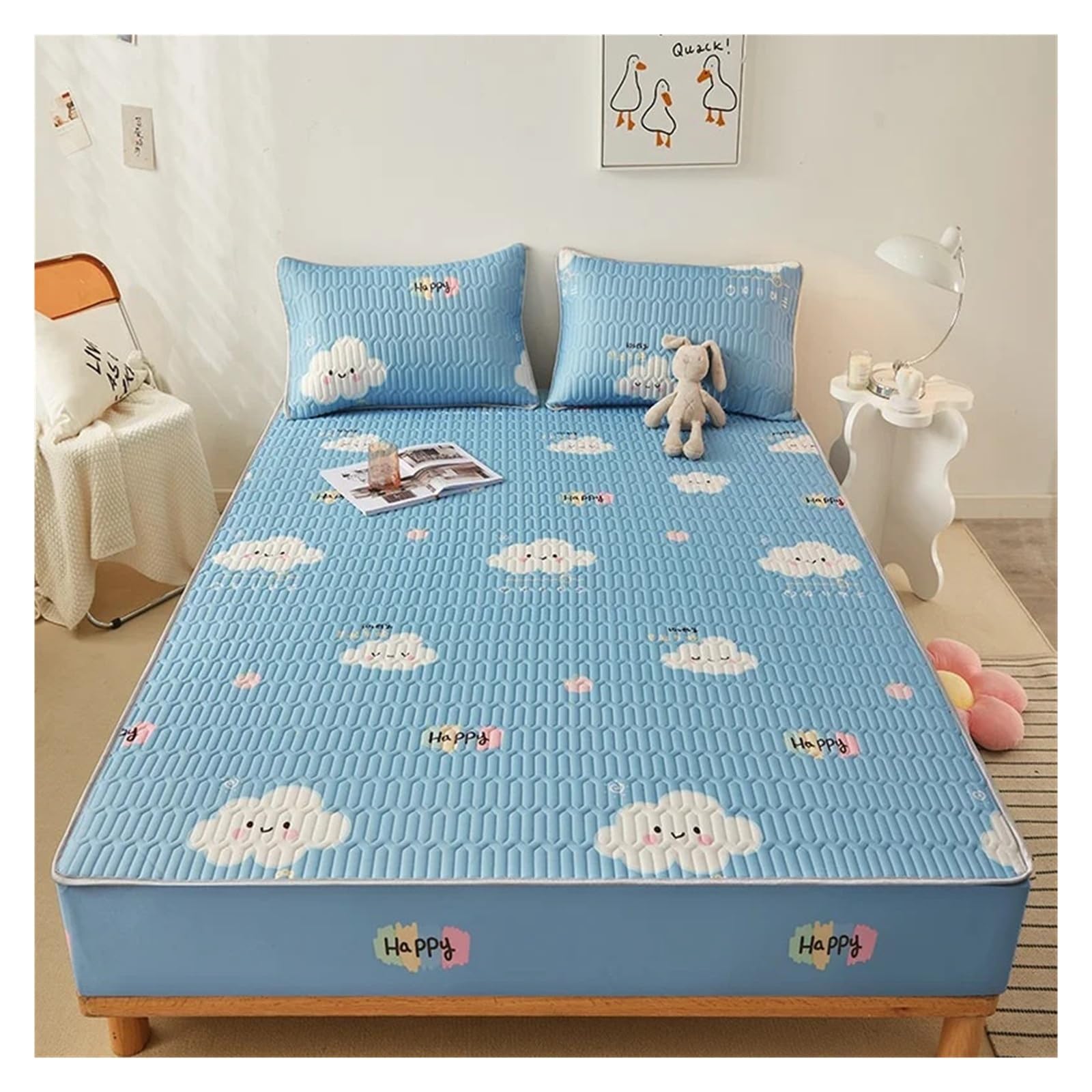 Matelas D'Été en Soie Glacée Tapis d'été épais for lit