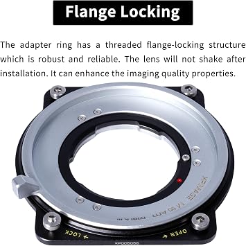 Lens Mount Adapter Plate Compatible with Leica M Lens to ARRI Camcorder