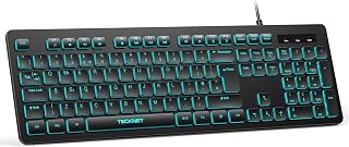 TECKNET Wired USB Keyboard