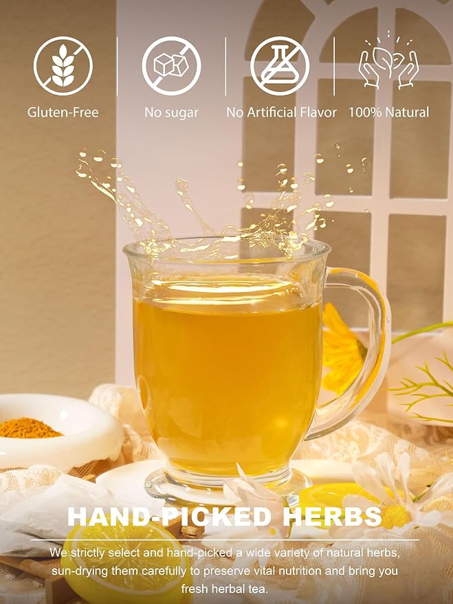 Té de cúrcuma en bolsitas 100 unidades miniatura 6