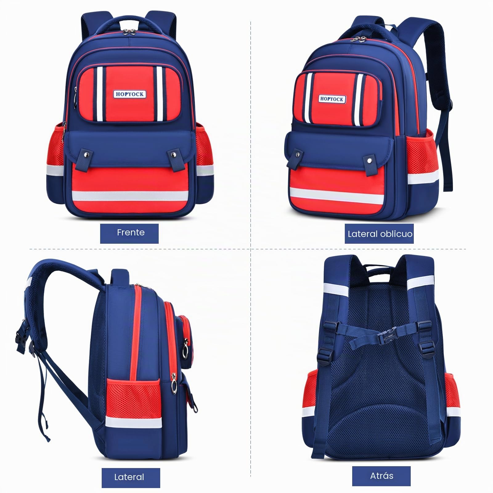 Mochila Infantil Niño Niña Reflectante Bolsas escolares