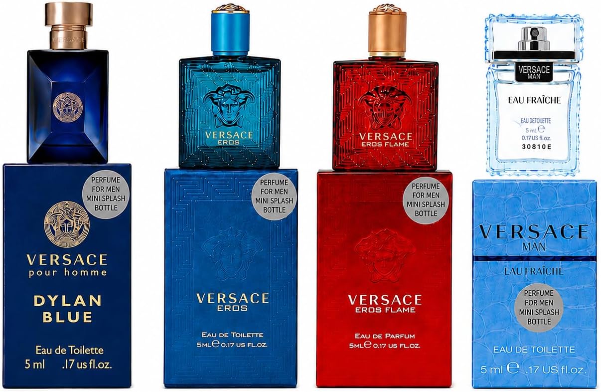 Versace 4 Piece Mini Gift Set for Men