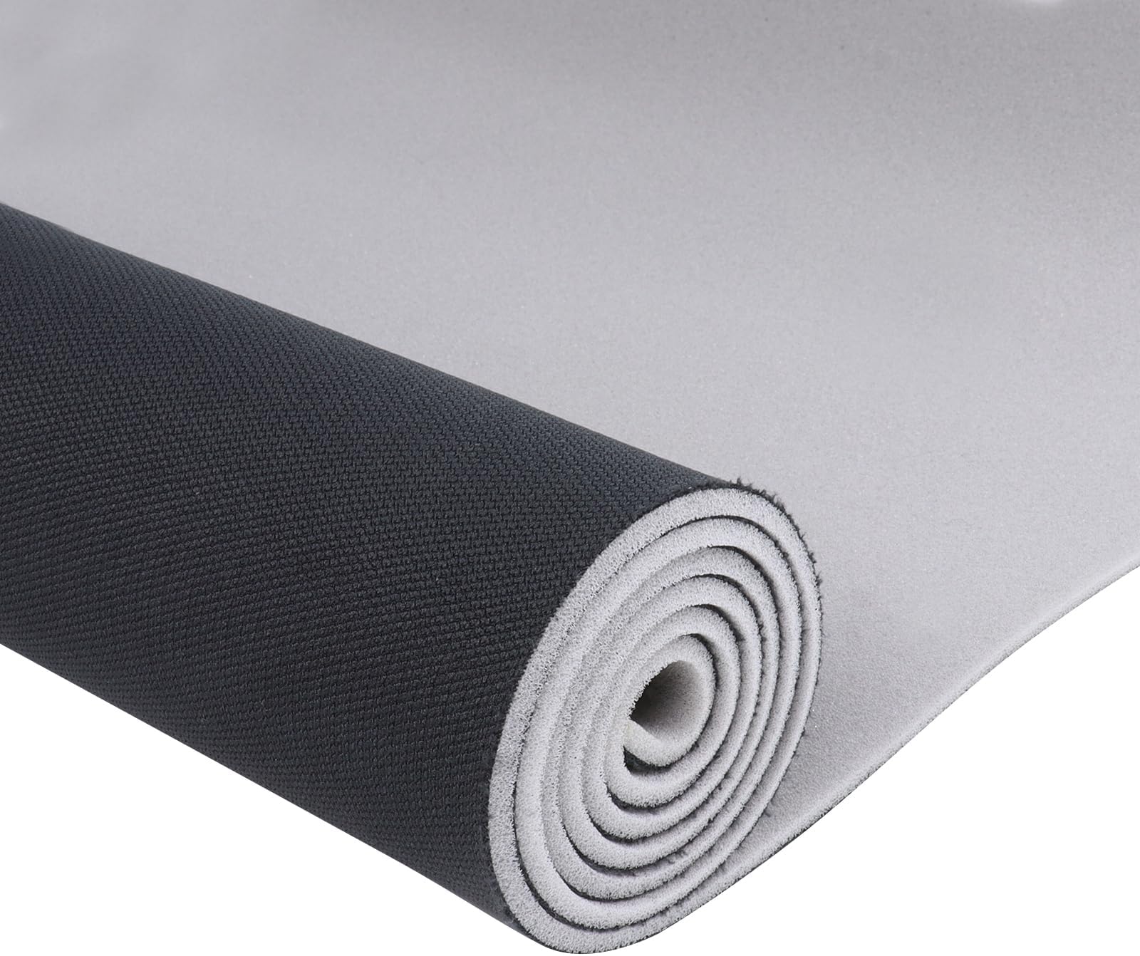 Auto Headliner Fabric 60" W×72" L Mesh Type with Foam Backing Car Roof Repair Material, Flat Knit Headliner Fabric for Automotive RV Boat Home Interior DIY Replacement, Black