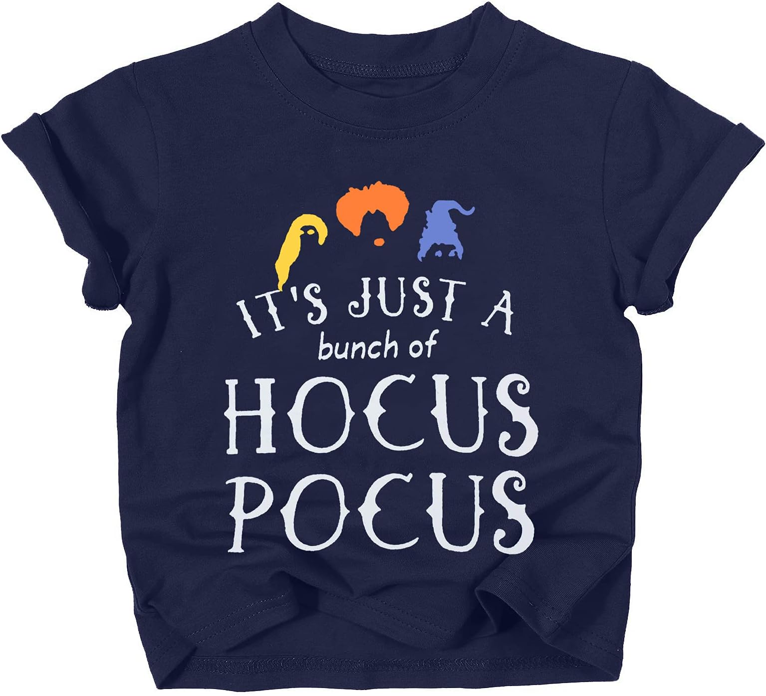 UNIQUEONE Baby Girls Boys It's Just A Bunch of Hocus Pocus Halloween T Shirt Sanderson Sister Graphic Print Tee Shirts