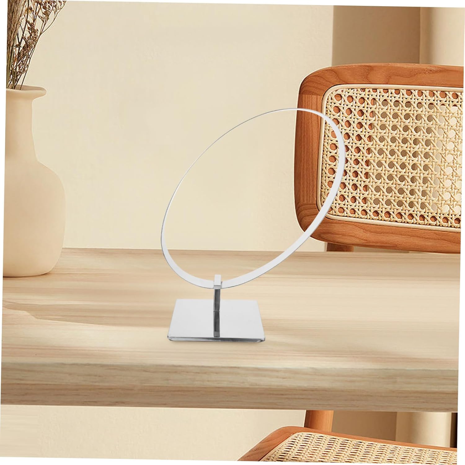 IMIKEYA Metal Belt Display Stand Stylish Waistband Rack for Home Retail Use Smooth Surface Space Saving Organizer for Shopping Malls and Clothing Stores Silver Finish