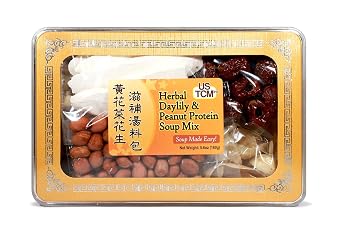Herbal Daylily & Peanut Protein Soup Mix Soup Base Soup Made Easy! 3-4 Servings 5.6oz