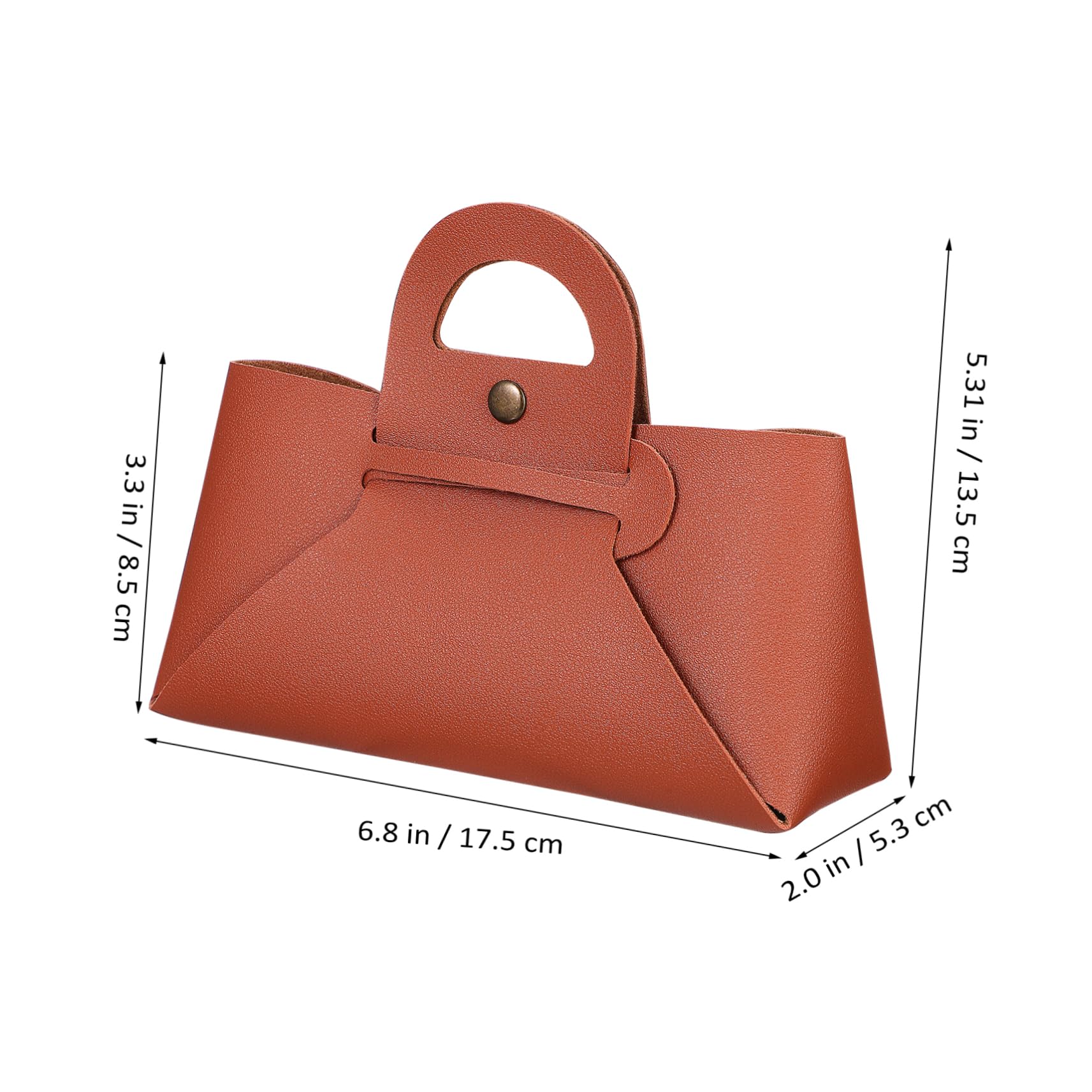 FRCOLOR 4 Custodie per Occhiali da Sole Multi-funzionali Set in Pelle Pu con Manico Resistenti All'acqua, per Vacanze Estive e Attività All'aperto