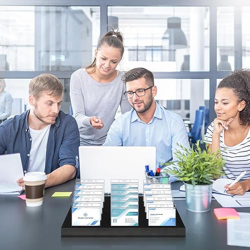 Miniatura 6 de Soporte para tarjetas de identificación, bandeja organizadora de tarjetas de identificación, organizador de insignias de nombre, de espuma con