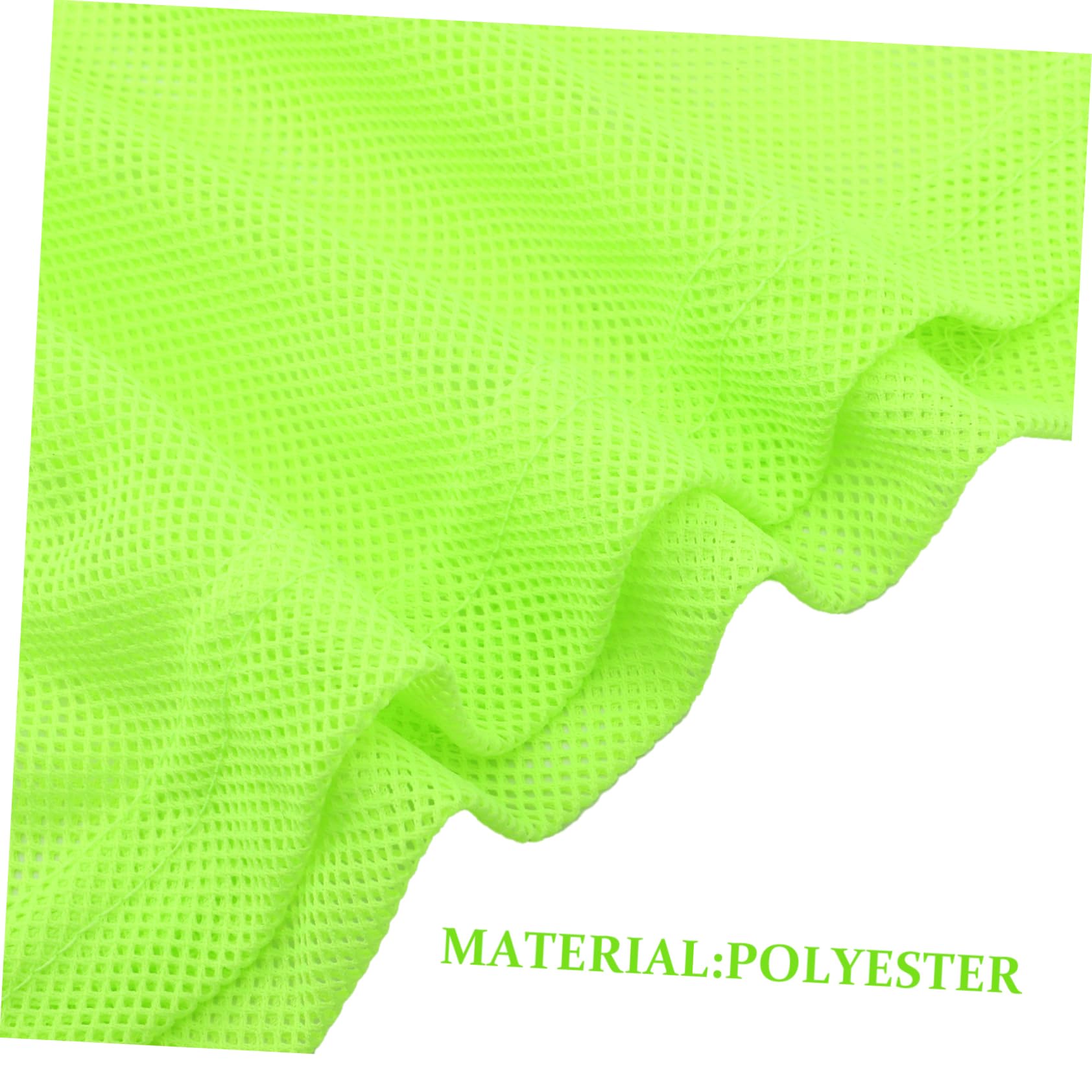 INOOMP Youth Soccer Training Vest 6-pack Breathable Sports Vest Polyester Machine Washable Quick Dry Fluorescent