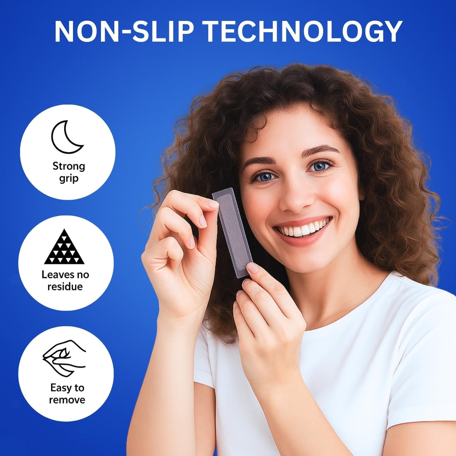 Teeth Whitening Strips – Enamel-Safe, Non-Slip Dry – 21 Treatments – Helps Remove Deep Stain with Coconut, Sage Oil, Dead Sea Salt & Lemon Peel Oil – 42 Strips