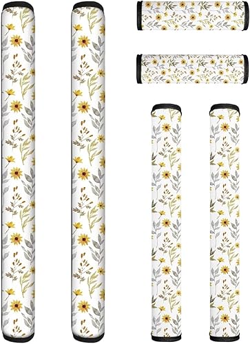 Vista 104 de 6 fundas lavables para manijas de puerta de refrigerador, protector antideslizante para nevera, horno, lavavajillas, mantener alejadas de huellas