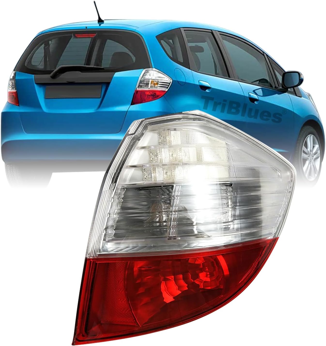 Tail Lights for Honda Fit 2009 2010 2011 2012 2013 Rear Lamps Taillights Replacement, Right Rear Tail Light Passenger Side Tail Lamp for Honda Fit 2009-2013 No Wiring Harness&Bulb Right Passenger Side Right Passenger Side