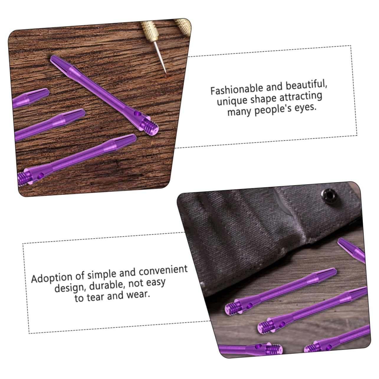 GOOHOCHY Shafts Accessories 12pcs Aluminum Alloy Shafts Thread Rods Sturdy and Easy to Use