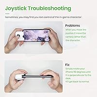 Vista 7 de IFYOO Yao -Joystick con controlador para juegos Mobile Gamepad para jugar compatible con PUBGG Mobile Call of Duty Mobile CODM Wild Rift Genshin