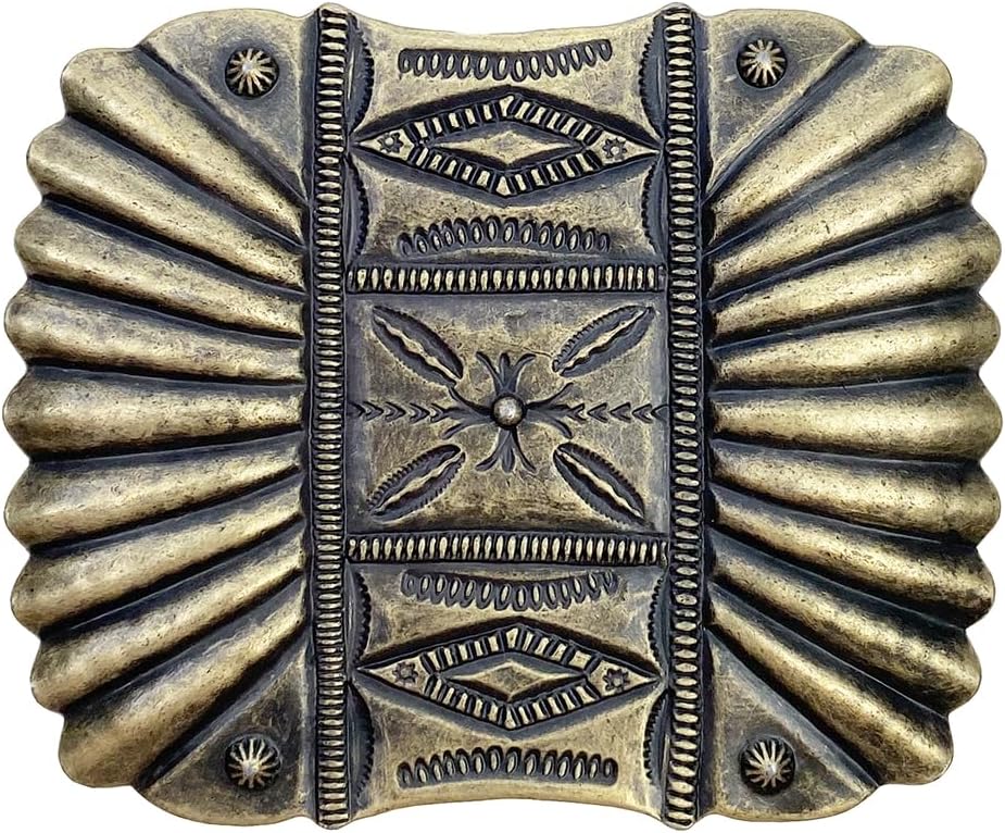 TOPACC Western Belt Buckle Cowboy Vintage Cowgirl Belt Buckle 1.5 in Novelty for Men Women