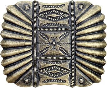 TOPACC Native American Belt Buckle Western Cowboy Buckle Novelty Belt Buckle for Men Women 1.5 in