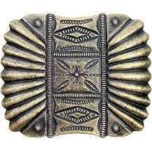 TOPACC Native American Belt Buckle Western Cowboy Buckle Novelty Belt Buckle for Men Women 1.5 in