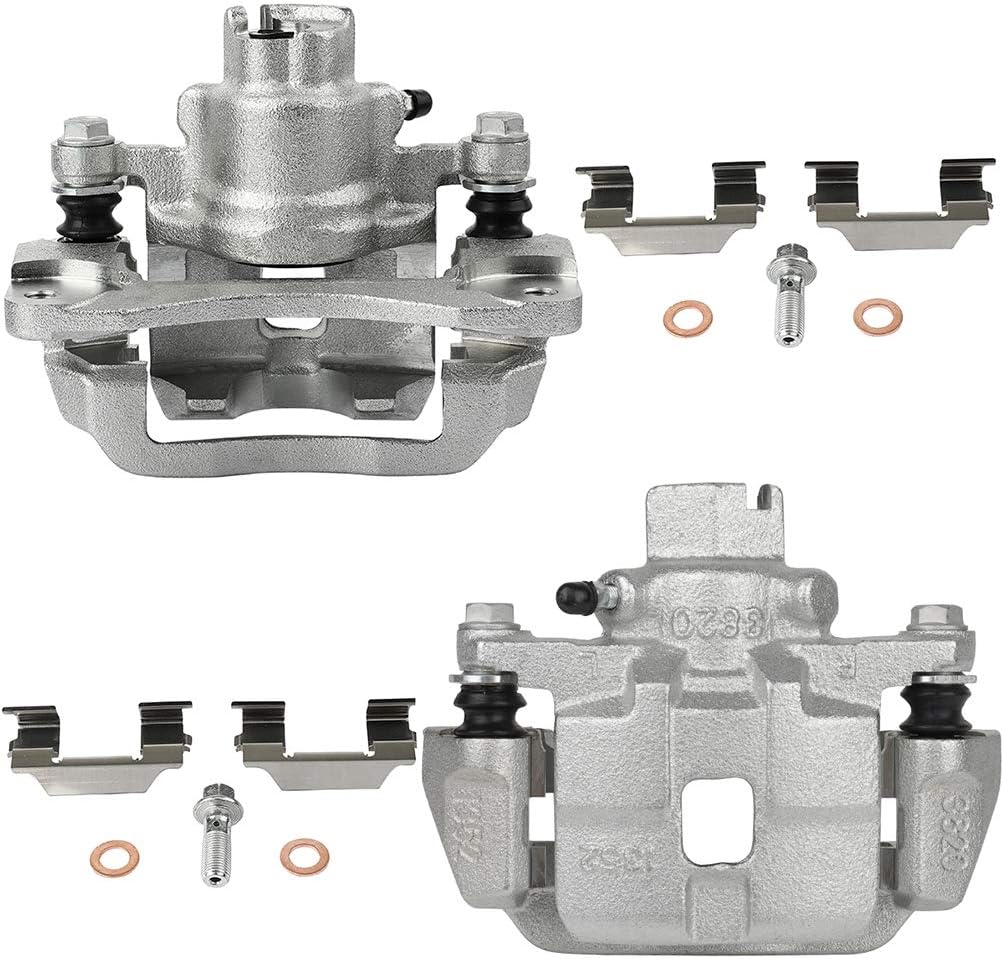 cciyu Rear Left & Right Brake Calipers Assembly w/Bracket 19B2583 19B2582 2003-2006 For Subaru For Baja,2000-2004 For Subaru For Legacy,2000-2004 For Subaru For Outback