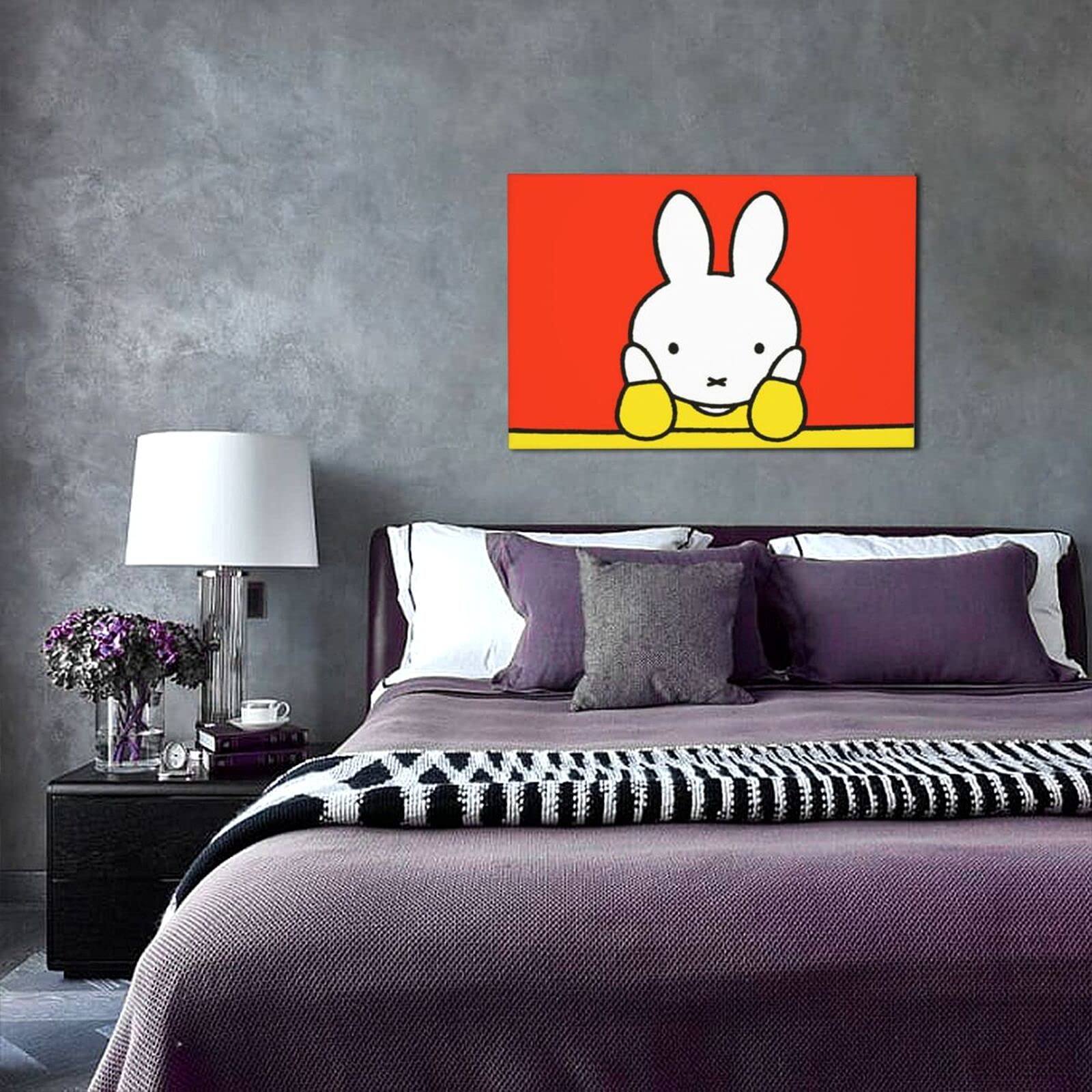 ベッドフレーム miffy Amazon.co.jp: ミッフィー Miffy フレームレス装飾画 インテリア装飾