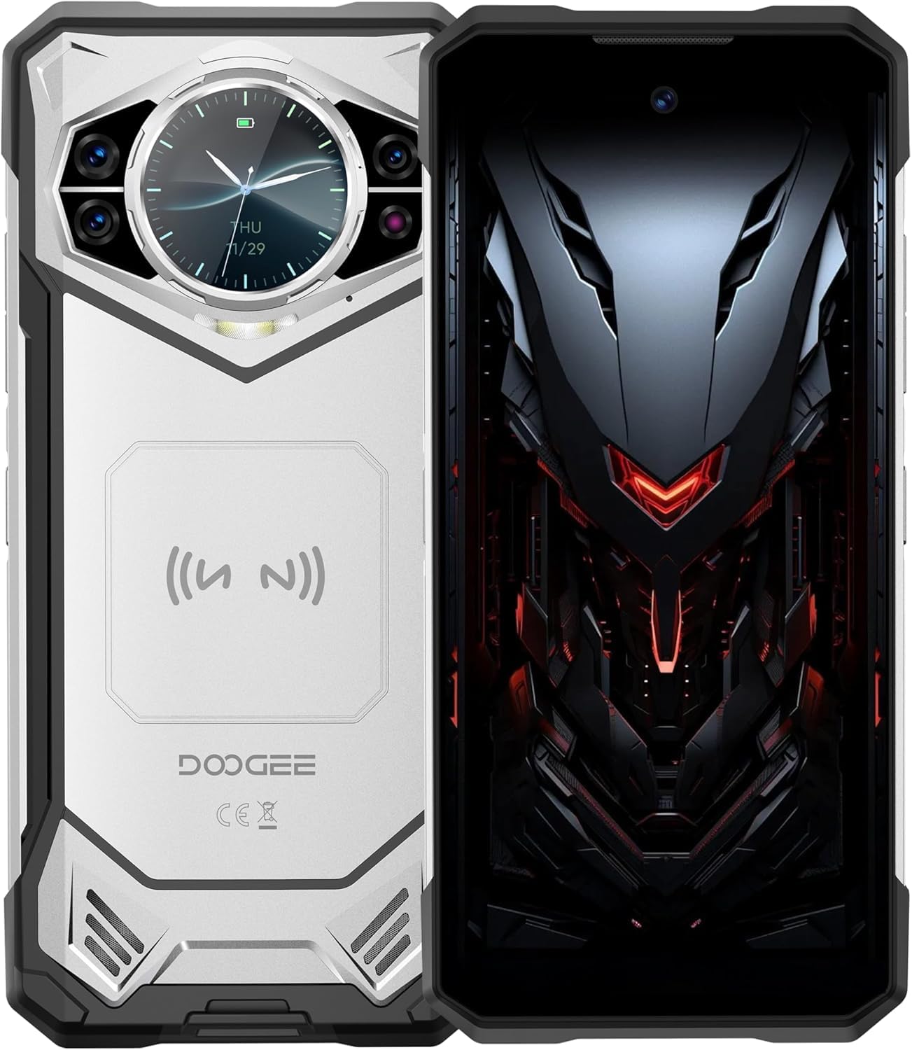DOOGEE S200 　　　　　　　　　　　32GBRAM 256GBROM DOOGEE S200 5G Rugged Phone Dual Sim 256GB Silver (12GB RAM