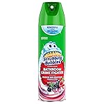 Scrubbing Bubbles Bathroom and Shower Cleaner Aerosol, Foaming Action Bathroom Grime Fighter Removing Soap Scum, Berry Burst Scent, 20oz