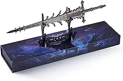 Elden Rings Espada Coleção de Metal Sólido Modelo Helphen's Steeple de 11,8 polegadas - Exibição requintada para salas de jogos e estantes de livros, o melhor presente pronto para a batalha