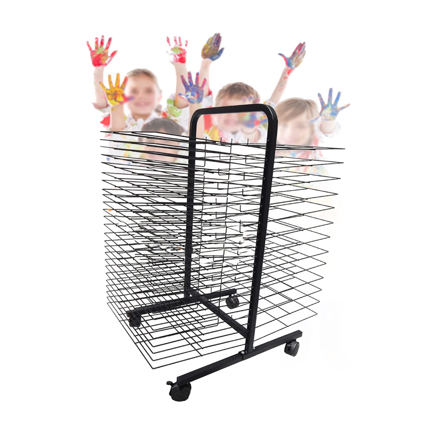 Aioneer Double- sided Drying Racks, Art Drying Racks, Protect Artworks When Drying, Space- saving Shelves, Artist Canvas Panels, Paper