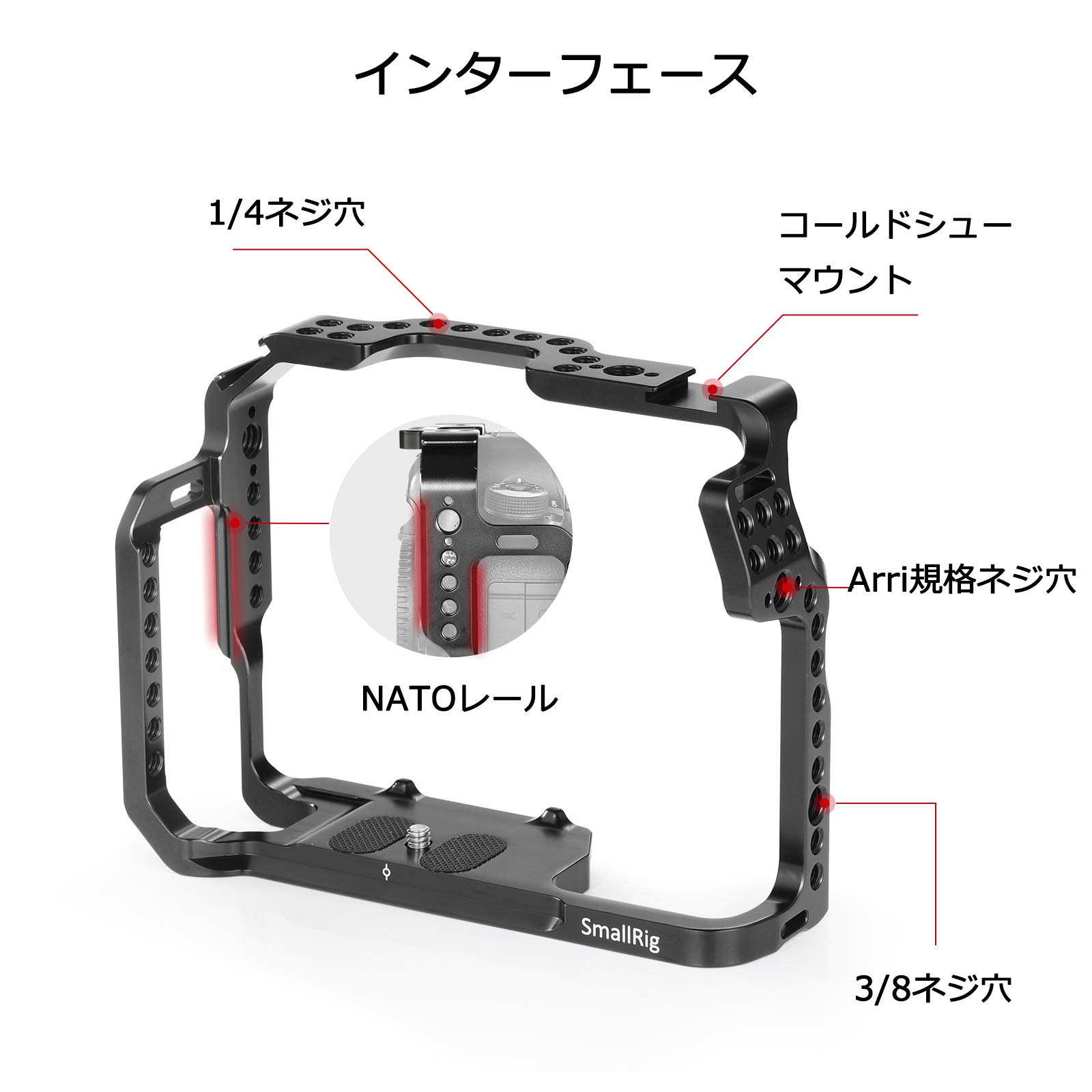 Amazon | SMALLRIG Canon 5D Mark III IV専用ケージ 拡張カメラ