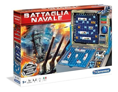 Clementoni - Naval Battle Board Game, Multicolor, 11133