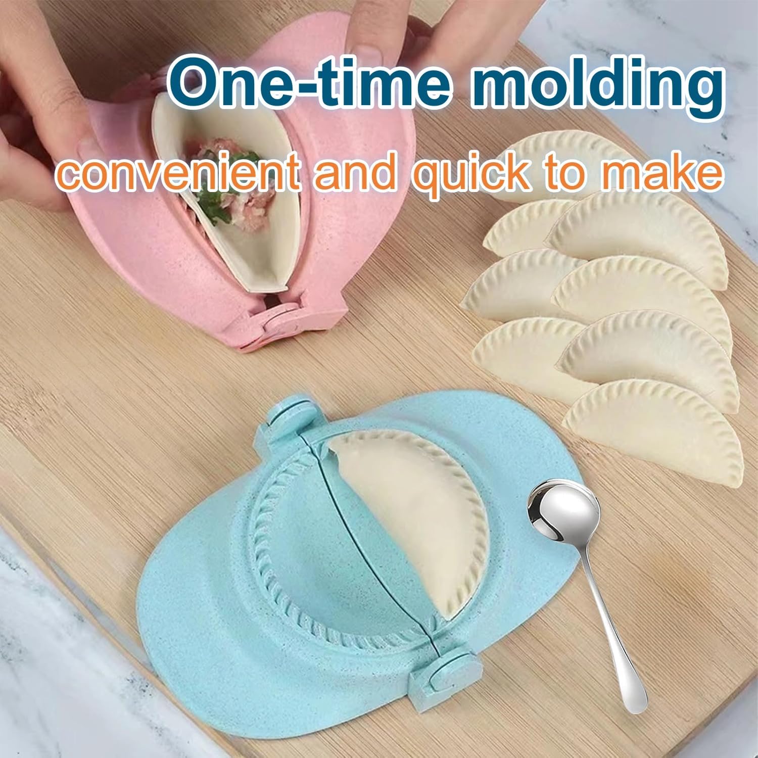 ANIS·KEBBR Dumpling & Pastry Molds Easy DIY Making Tool Household Kitchen Accessory for Homemade Cooking