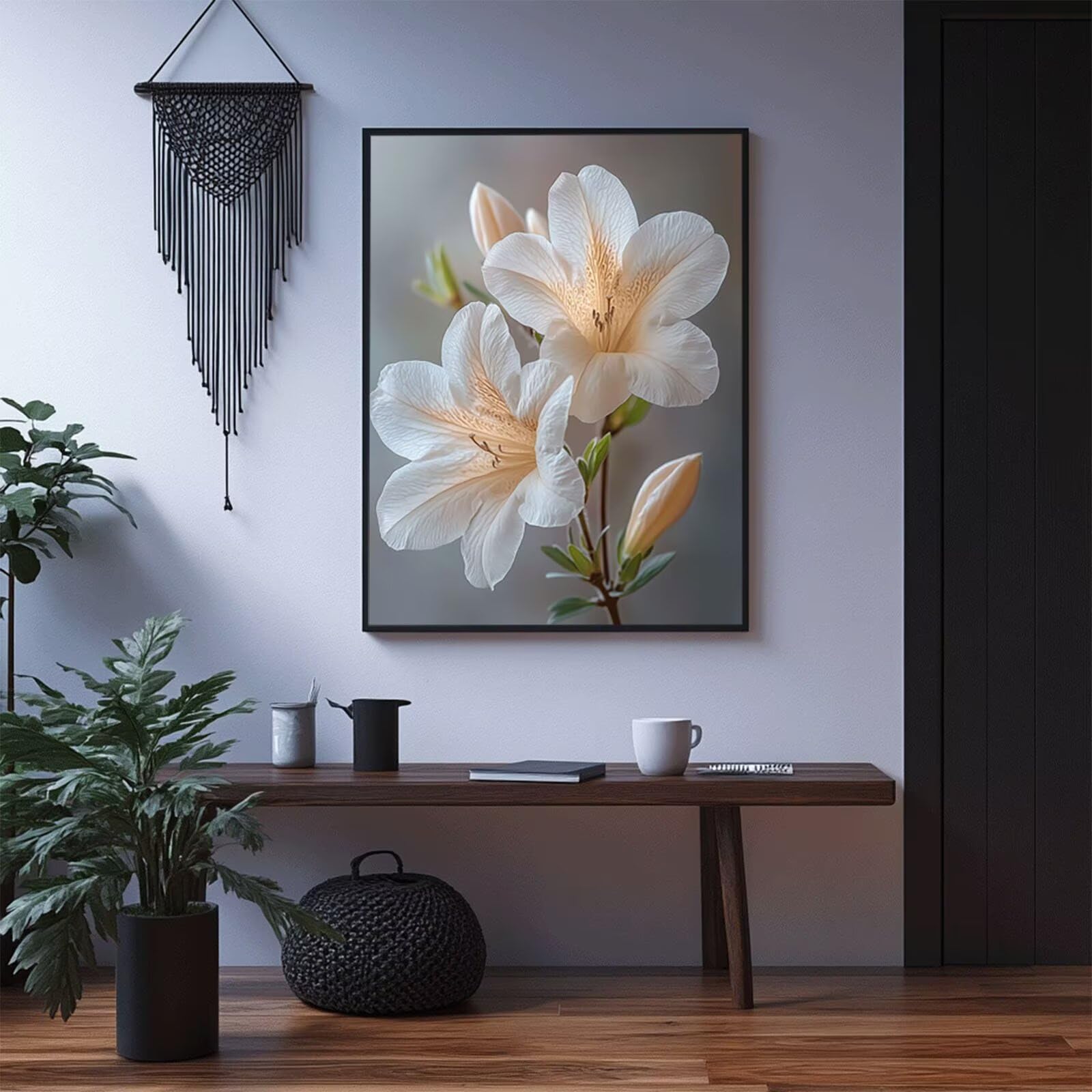 Diamond Painting dorosły kwiat diament pełne pokrycie 70 x 95 cm ZXSH10034