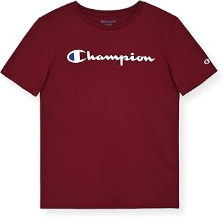 Boys Champion Boys Tee Shirt Short Sleeve Logo T-Shirt for Kids