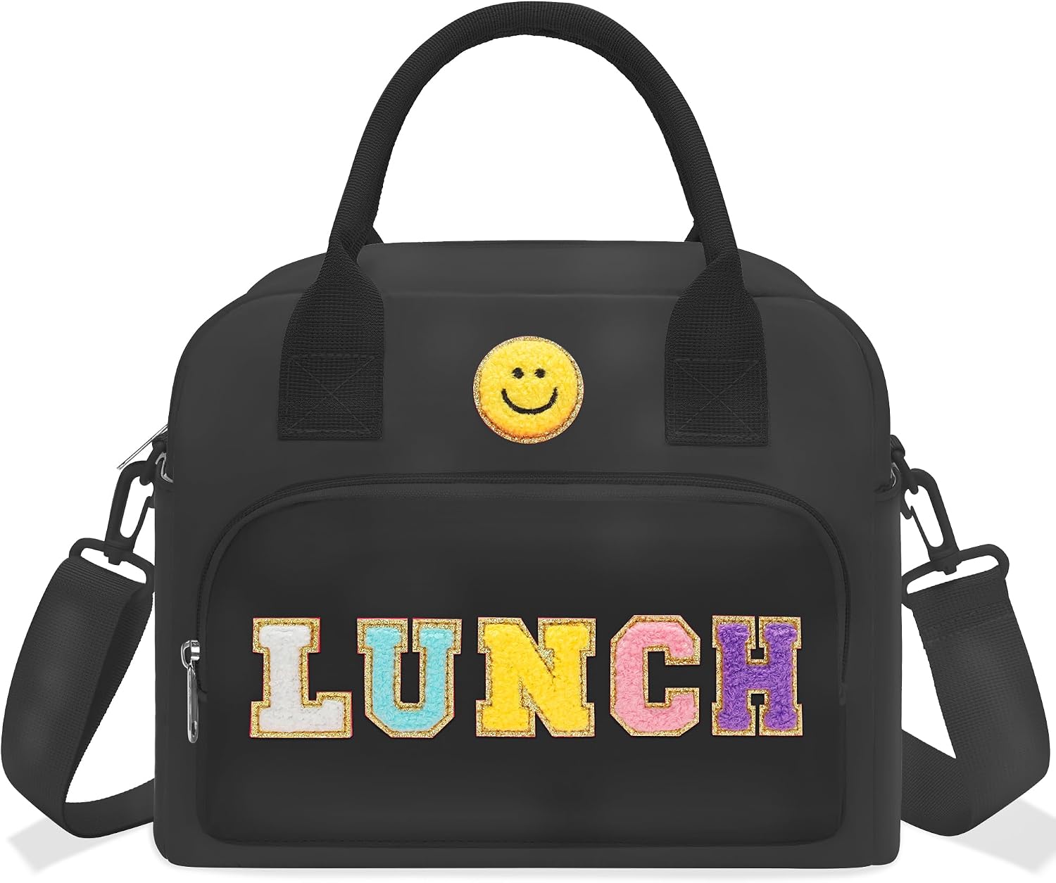 RLGPBON Lunch Bag for Girls Lunch Box Large Kids Cute Lunch Bag Reusable Lunch Tote Bag for School Travel Picnic