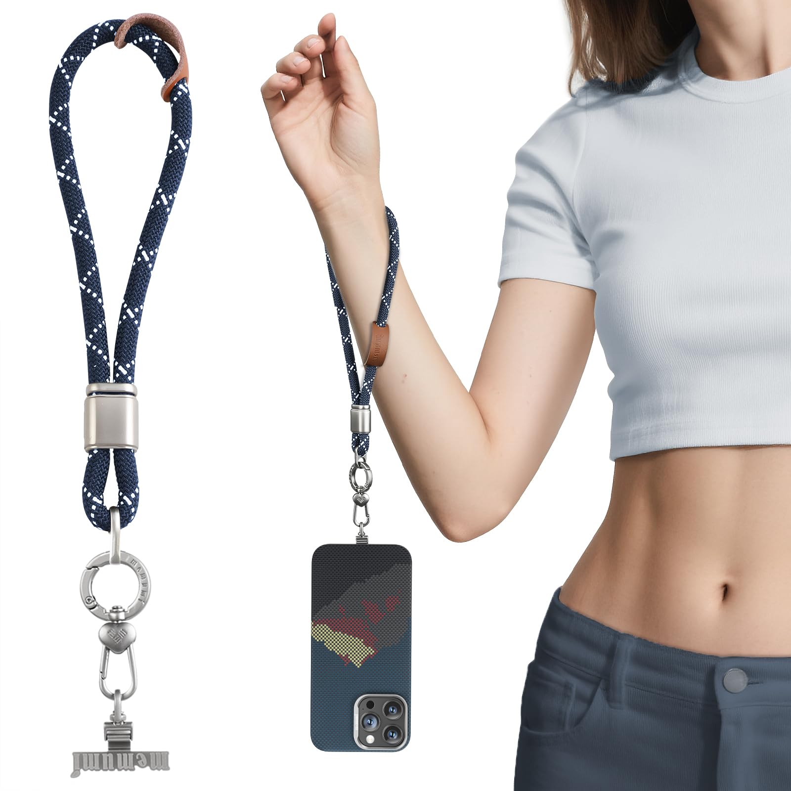 Amazon.co.jp: [memumi] リストストラップ ストラップ手首 携帯