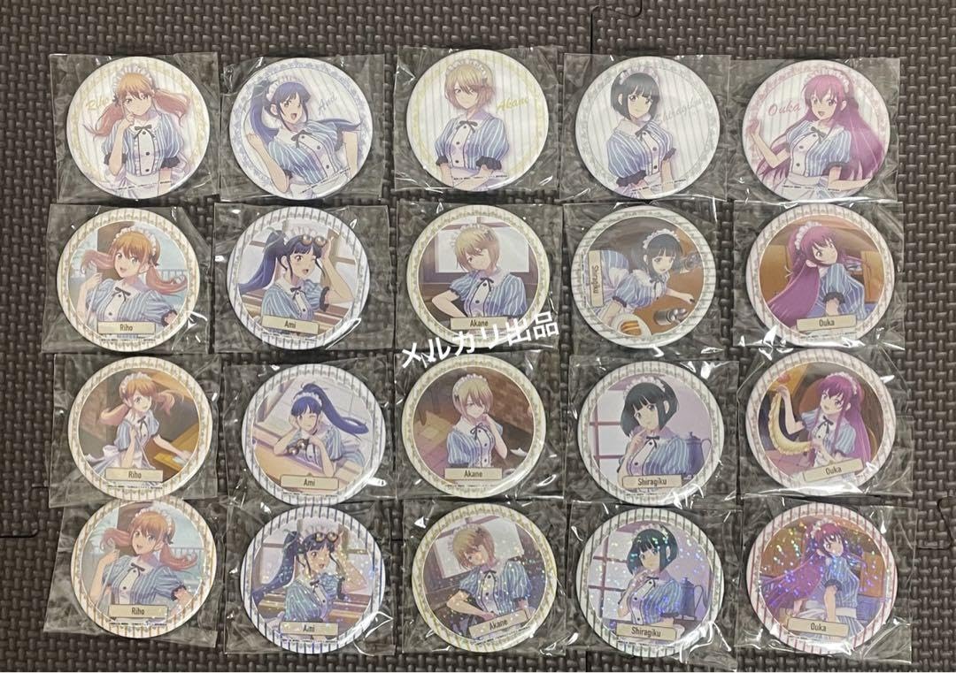 女神のカフェテラス あたりツキ! トレーディング缶バッジ 20種類